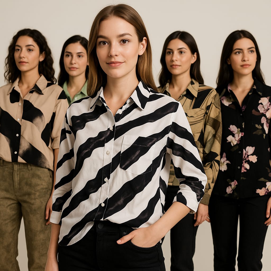 Highlights of the Contemporary Blouse and Shirt Collection